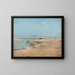 Marea baja en la desembocadura del río - Edgar Degas — cuadro enmarcado en la pared