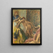 Desayuno después del baño - Edgar Degas — cuadro enmarcado en la pared
