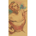 Bust of a dancer with a red bodice - Edgar Degas — artwork view