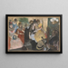 Café-Concert - Edgar Degas — framed artwork on a wall