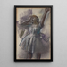 Danseuse s'étirant - Edgar Degas — framed artwork on a wall