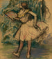 Bailarina con un abanico - Edgar Degas — vista de la obra