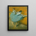 Dancers at the barre - Edgar Degas — framed artwork on a wall