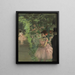 Dancers backstage - Edgar Degas — framed artwork on a wall