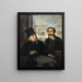 Degas y Évariste de Valernes - Edgar Degas — cuadro enmarcado en la pared