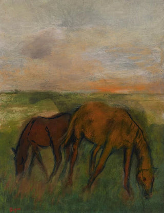 Edgar Degas - Deux chevaux au pturage.webp
