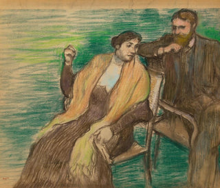 Esquisse pour un portrait de M. et Mme Louis Rouart - Edgar Degas — vista de la obra