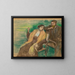 Esquisse pour un portrait de M. et Mme Louis Rouart - Edgar Degas — cuadro enmarcado en la pared