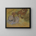 Mujeres sentadas en la hierba - Edgar Degas — cuadro enmarcado en la pared
