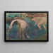 Women in Bath - Edgar Degas — framed artwork on a wall