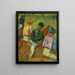 Four Jockeys - Edgar Degas — framed artwork on a wall