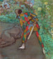 Arlequín - Edgar Degas — vista de la obra