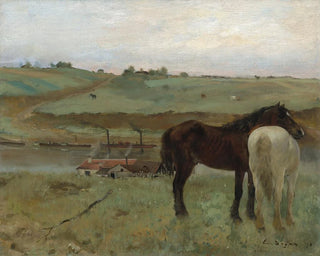 Edgar Degas - Horses in a Meadow.webp