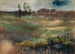 Landscape Painting with Chimneys - Edgar Degas — artwork view