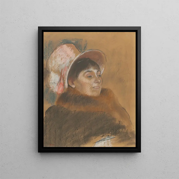 Madame Dietz-Monnin - Edgar Degas | Cuadro — cuadro enmarcado en la pared