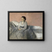 Madame Ren de Gas - Edgar Degas — cuadro enmarcado en la pared
