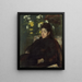 Mademoiselle Malo - Edgar Degas — cuadro enmarcado en la pared