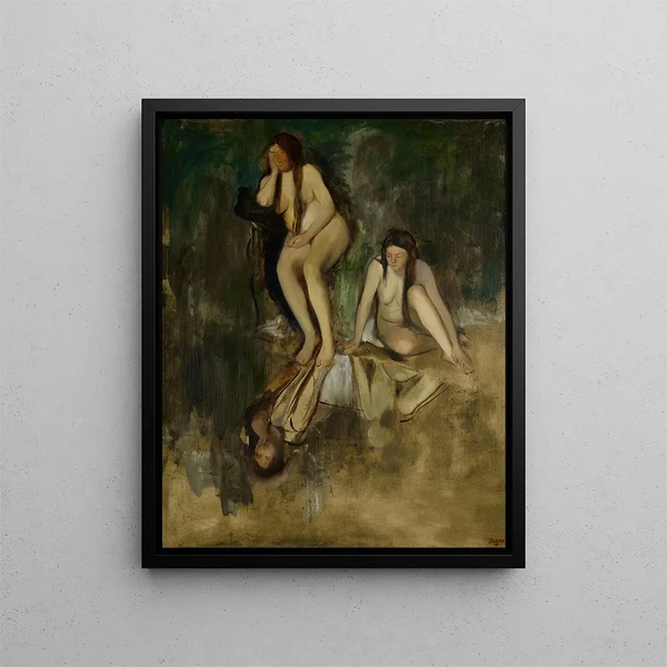 Mlle Fiocre en el ballet La Source Mademoiselle Fiocre en el ballet La Source - Edgar Degas — cuadro enmarcado en la pared