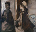 Madame Jeantaud dans le miroir - Edgar Degas — vista de la obra