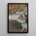Sobre la escena - Edgar Degas — cuadro enmarcado en la pared