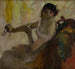 Retrato de la señorita Rose Caron - Edgar Degas — vista de la obra