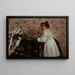 Portrait of Miss Hortense Valpinçon - Edgar Degas — framed artwork on a wall