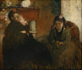 Retrato de la Sra. Lisle y de la Sra. Loubens - Edgar Degas — vista de la obra