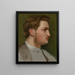 Portrait of Paul Valpinçon - Edgar Degas — framed artwork on a wall