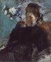Retrato de una mujer - Edgar Degas — vista de la obra