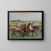 Races - Edgar Degas — framed artwork on a wall
