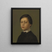 Gaz Flame Painting - Edgar Degas — framed artwork on a wall