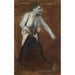 Reproducción del cuadro Figura femenina de pie con torso desnudo Joven mujer en su aseo - Edgar Degas