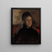 Stefanina Primicile Carafa, Marquise de Cicerale and Duchess of Montejasi - Edgar Degas — framed artwork on a wall