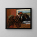 La Conversación - Edgar Degas — cuadro enmarcado en la pared