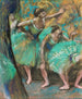 Los bailarines - Edgar Degas — vista de la obra