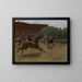 The False Start - Edgar Degas — framed artwork on a wall