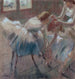 Trois Danseuses se Préparant pour le Cours - Edgar Degas — artwork view