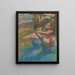 Three Dancers - Edgar Degas — framed artwork on a wall