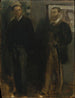 Dos hombres - Edgar Degas — vista de la obra