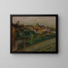 Vista de Saint-Valery-sur-Somme - Edgar Degas — cuadro enmarcado en la pared