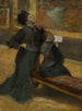 Visite d'un museo - Edgar Degas — vista de la obra
