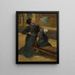 Visite d'un museo - Edgar Degas — cuadro enmarcado en la pared