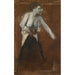 Reproducción del cuadro Joven mujer semi desnuda Joven mujer en la toilette - Edgar Degas