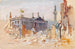 Rue Sackville en ruinas - Edmond Delrenne — vista de la obra