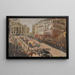 Les funérailles de Victor Hugo, le cortège rue Soufflot - Edmond Lachenal — framed artwork on a wall