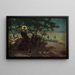 The Flight into Egypt - Edmond Tapissier — framed artwork on a wall