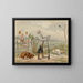 Escena de caza - Edmund Birckhead Bensell — cuadro enmarcado en la pared