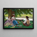 Una parte de picnic - Edmund Blair Leighton — cuadro enmarcado en la pared