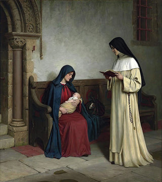 Edmund Blair Leighton - Books And Art Maternity.webp