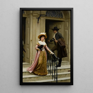 Edmund Blair Leighton - My next door neighbour.webp